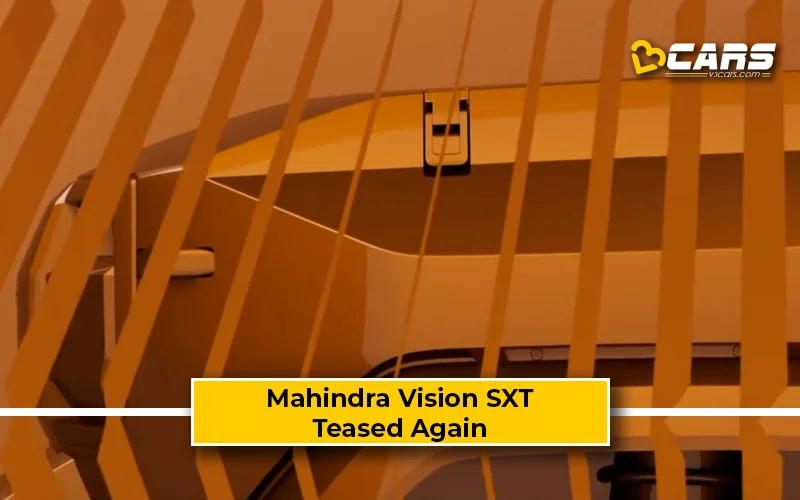 Mahindra Vision SXT Teased Again – Hints At Rugged 4x4 SUV