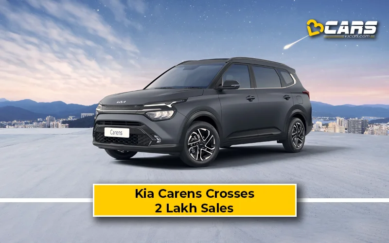 Kia Carens Crosses 2 Lakh Sales Milestone In 3 Years