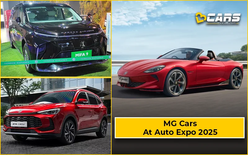 All New MG Cars At Auto Expo 2025