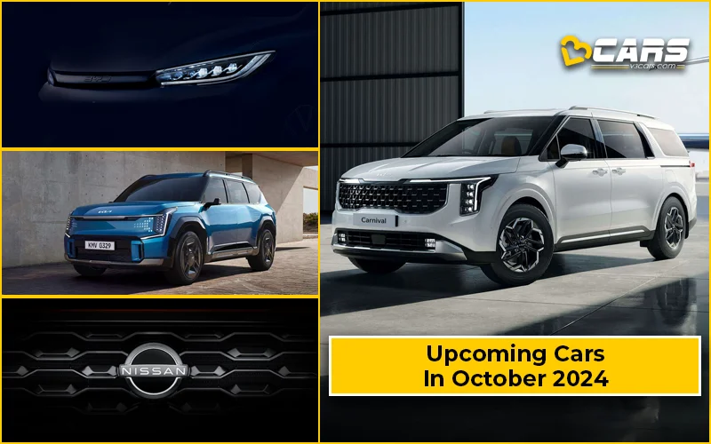 Upcoming Cars In October 2024 - Nissan Magnite Facelift, New Kia Carnival And More