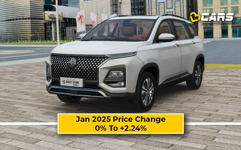 January 2025 MG Hector Plus Price Change — Hiked By Up To 45k