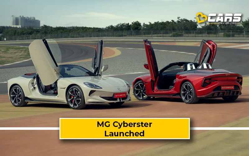 2025 MG Cyberster Launched At Rs. 75 Lakh – Price, Features