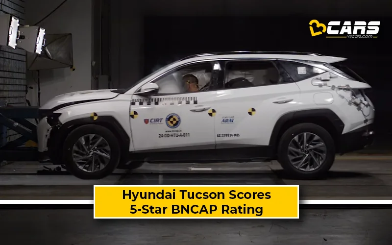 Hyundai Tucson Awarded 5-Star Safety Rating From Bharat NCAP