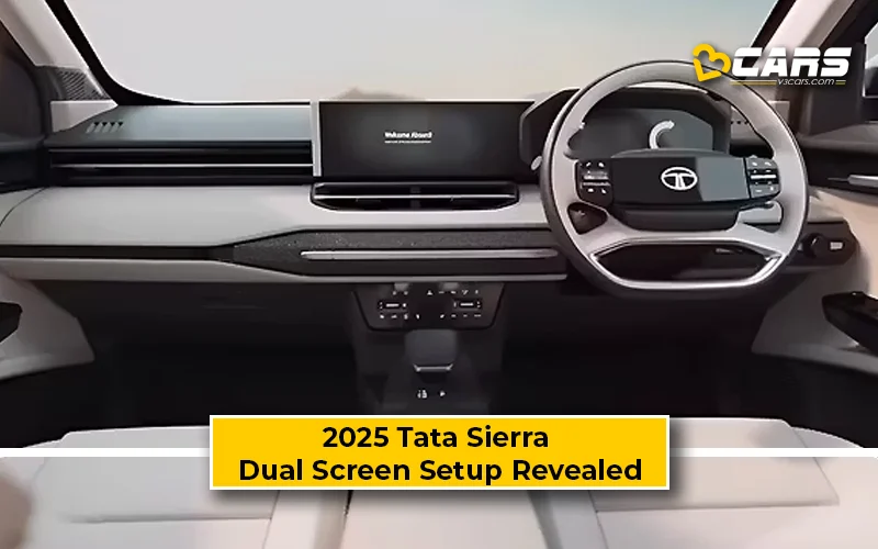 2025 Tata Sierra Mid Variants With Dual Screen Layout Revealed