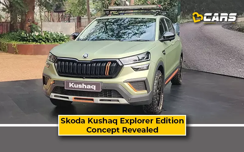 Skoda Kushaq Explorer Edition Concept Revealed In New Matte Green Paint