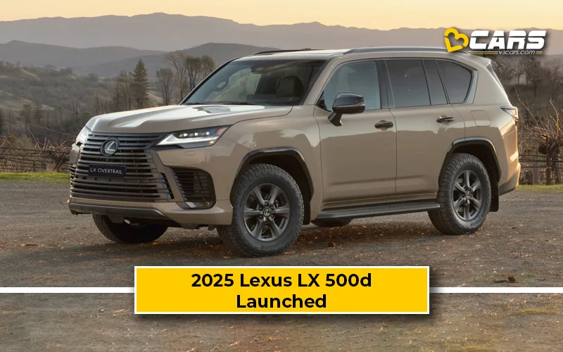 2025 Lexus LX 500d Launched At Rs. 3 Crore – Bookings Open