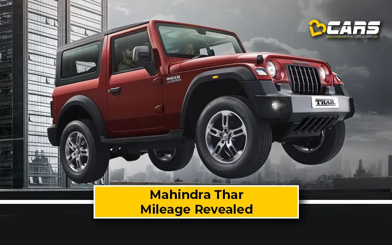 Mahindra Thar Petrol, Diesel Mileage Revealed