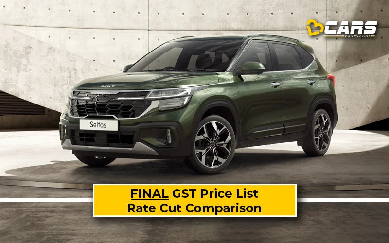 Final Kia Seltos Price List After GST Rate Cut (Confirmed)