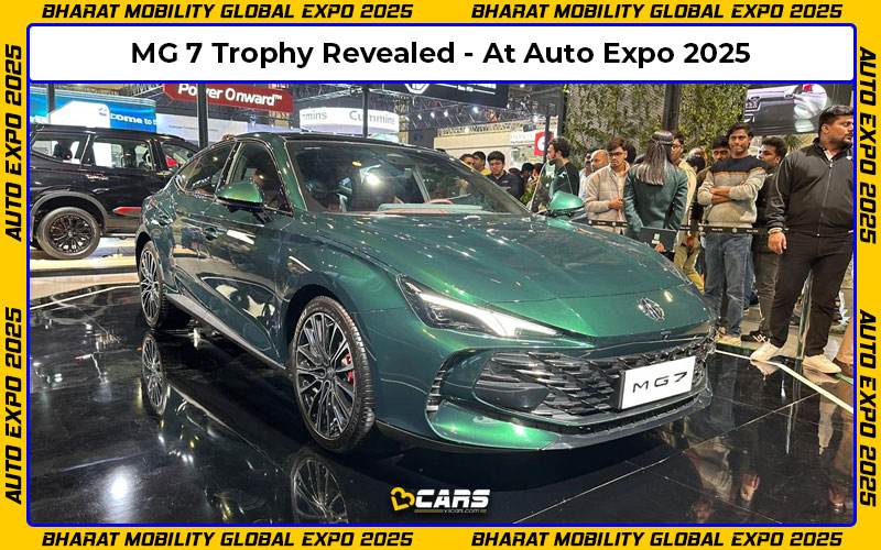 Auto Expo 2025: MG 7 Trophy Revealed; Camry, Superb Rival