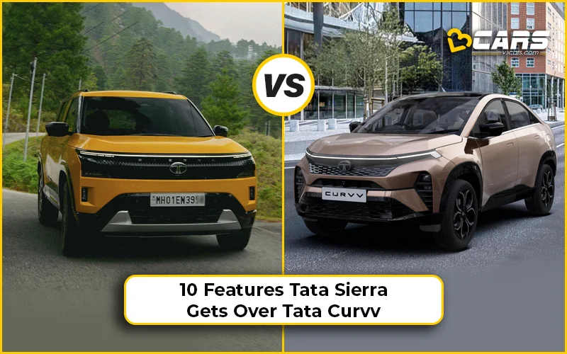 10 Features 2026 Tata Sierra Gets Over Tata Curvv
