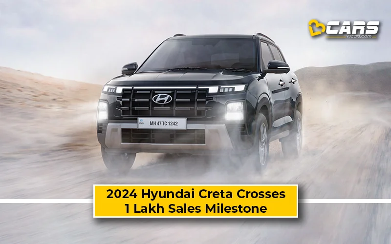 2024 Hyundai Creta Achieves 1 Lakh Sales Milestone In 6 Months