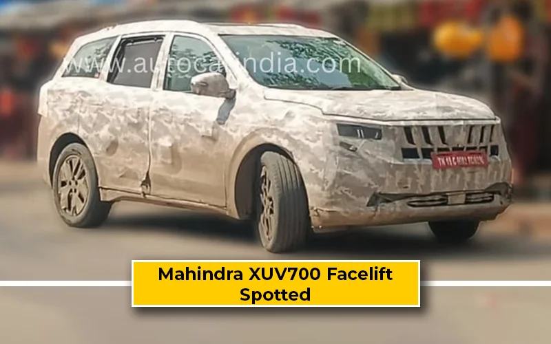Mahindra XUV700 Facelift Spied Ahead Of 2026 Launch
