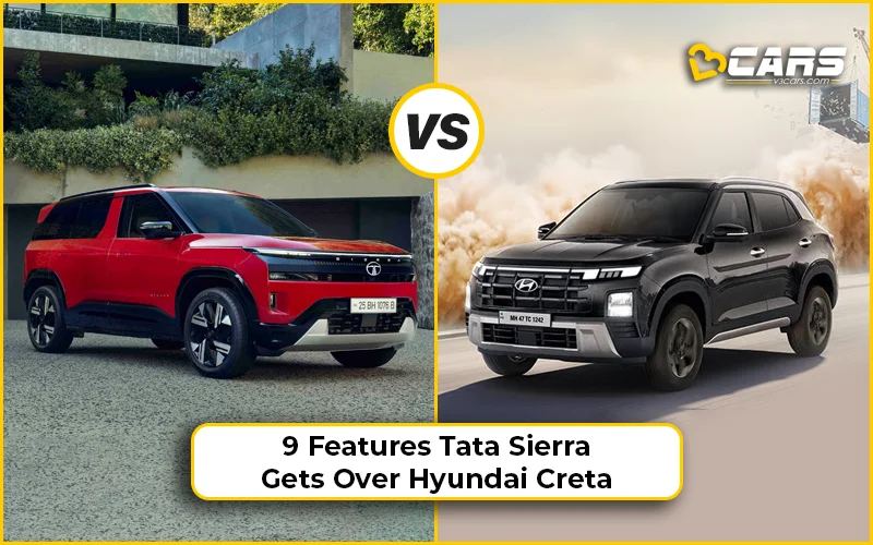 9 Features 2026 Tata Sierra Gets Over Hyundai Creta