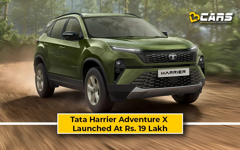 Tata Harrier Adventure X Variants Launched; Prices Start At Rs. 19 Lakh