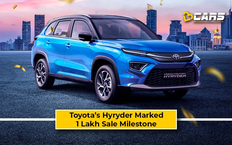 Toyota Hyryder Achieves 1 Lakh Sales Milestone