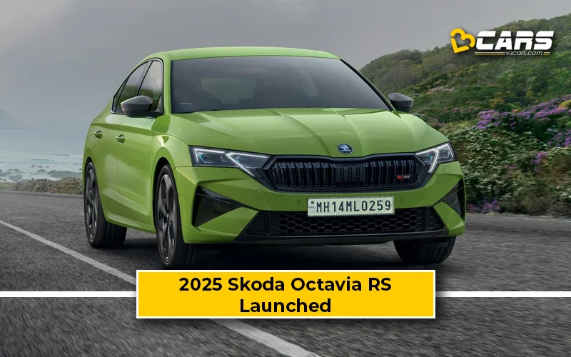 2025 Skoda Octavia RS Launched At Rs. 49.99 Lakh