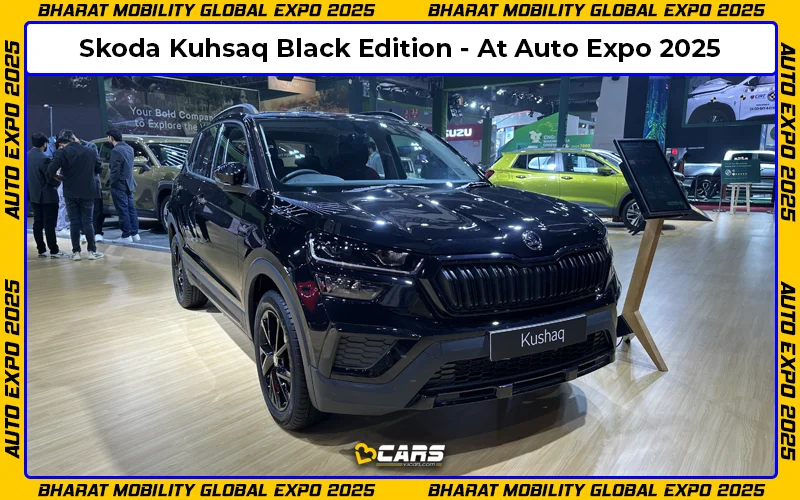 Auto Expo 2025: Skoda Kushaq Black Edition Revealed