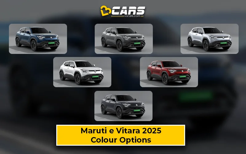 2025 Maruti e Vitara– All Exterior Colour Options