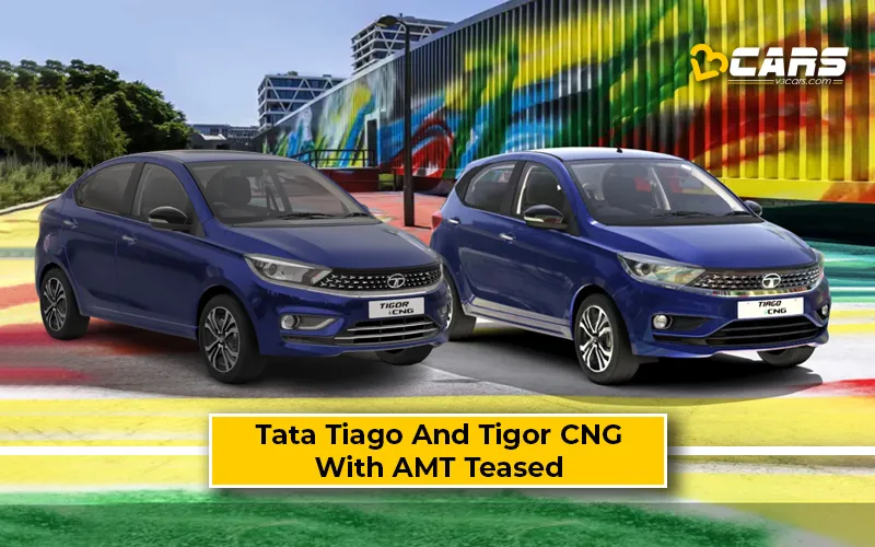 Tata Tiago CNG And Tigor CNG Automatic Teased – To Launch Soon