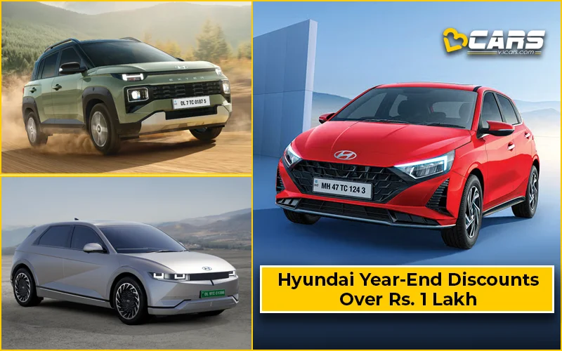 Hyundai Cars Offers December 2025 With Discounts Over Rs. 1 Lakh