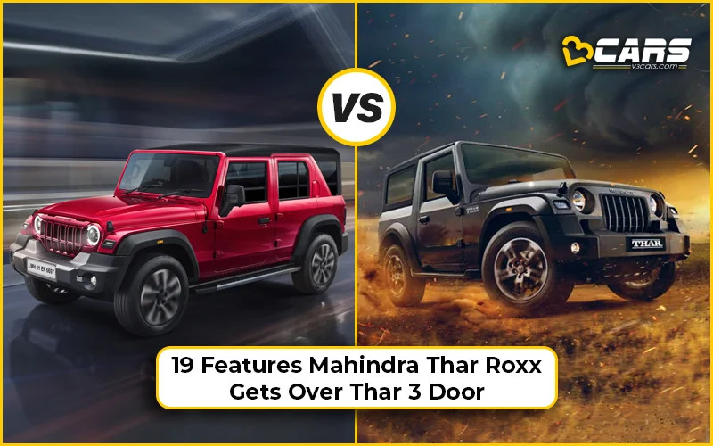 2024 Mahindra Thar Roxx Features Over Thar 3-Door