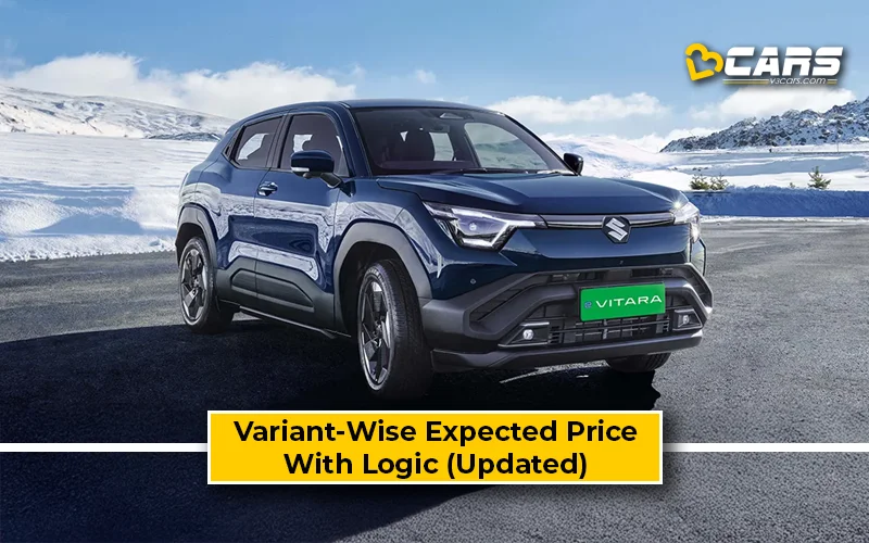 2025 Maruti E Vitara Price Expectation: With Logic