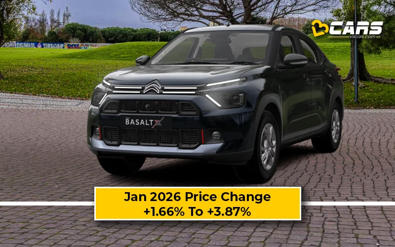 First Spot: Citroen Basalt 2026 Jan Price Change — Hiked Up To 45k