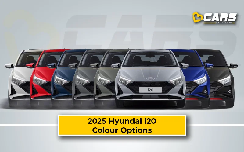 2025 Hyundai i20 – Variant-Wise Exterior Colour Options