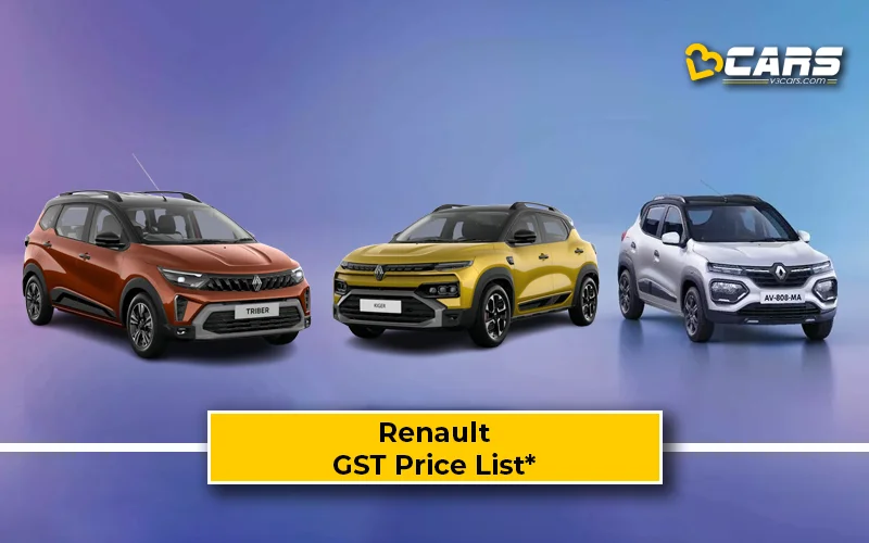 Renault GST Price Cuts — Full Brand-Wise Summary