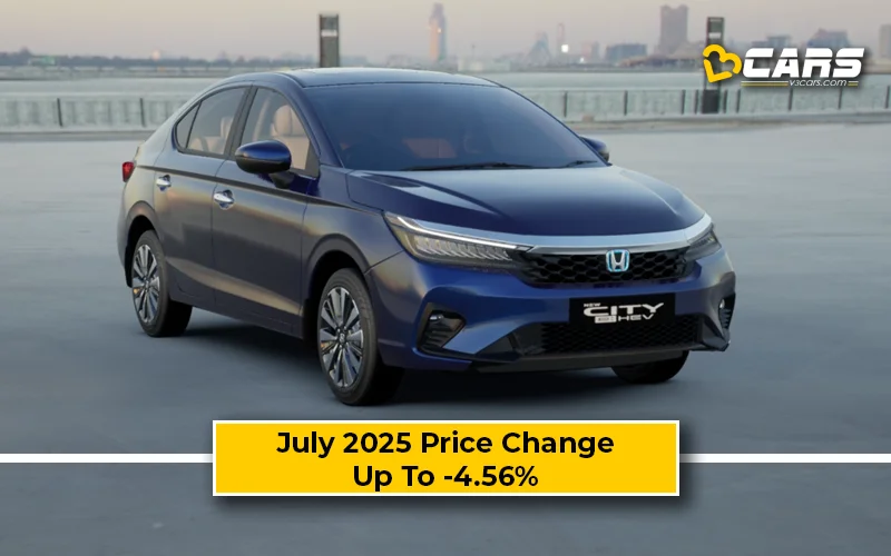 Honda City Hybrid 2025 ZX Variant Price Change — Cut By Up To 95k