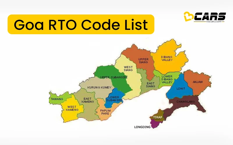 Goa RTO Codes List