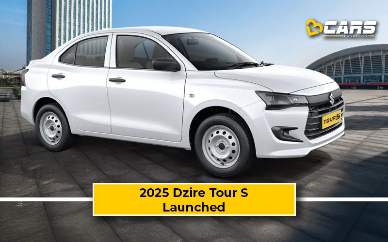 2025 Maruti Dzire Tour S Launched With 3-Cyl Engine – Prices Start At Rs. 6.8 Lakh