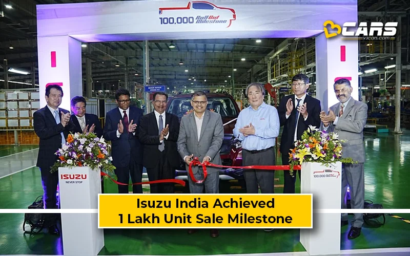 Isuzu India Celebrates 1 Lakh Unit Sale Milestone