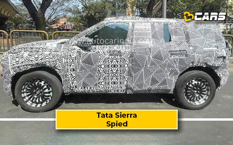 Tata Sierra 2025 Spotted Testing Ahead Of Late 2025 Launch