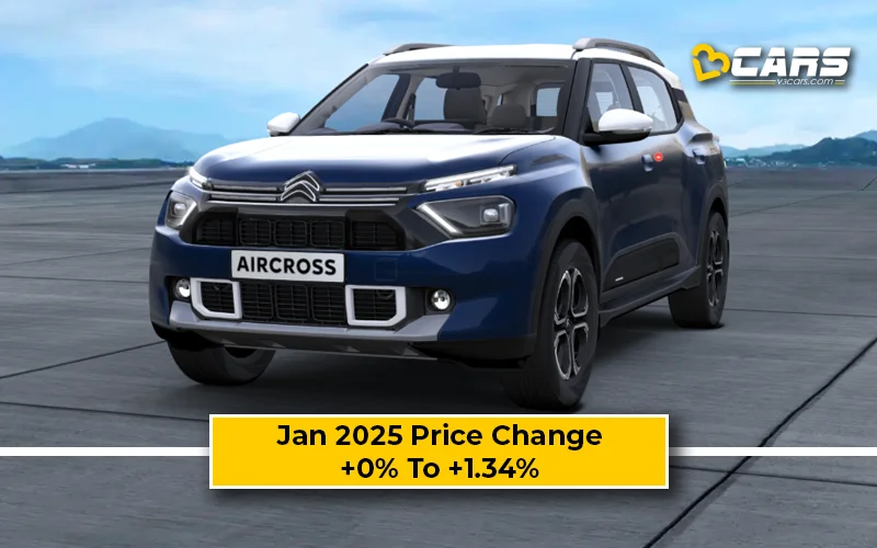 Citroen Aircross 2025 Price Change — Hiked By Up To 16k