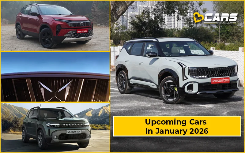 Upcoming Cars In January 2026 – Kia Seltos, Harrier, Safari Petrol