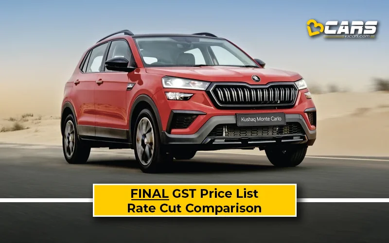 Final Skoda Kushaq Price List After GST Rate Cut (Confirmed)