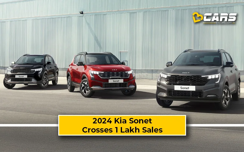 Kia Sonet Facelift Achieves 1 Lakh Sales Milestone In 11 Months