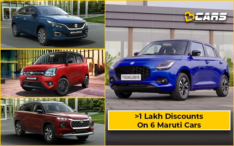 More Than Rs. 1.0 Lakh Discount On 6 Maruti Cars
