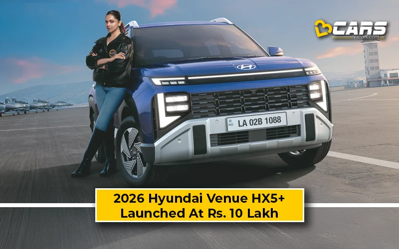 2026 Hyundai Venue HX5 Plus Variant Launched At Rs. 10 Lakh