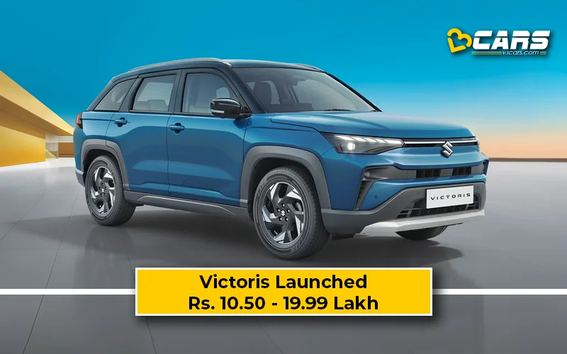 Maruti Victoris Price List Announced — Rs. 10.50 To 19.99 Lakh
