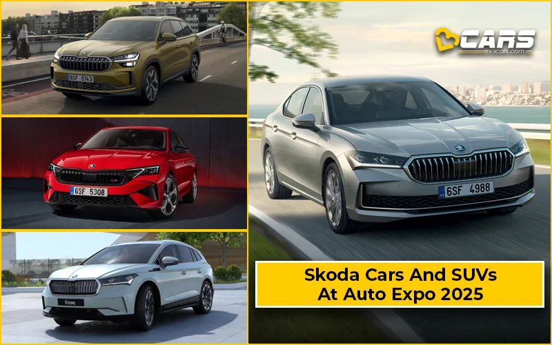 All New Skoda Cars And SUVs At Auto Expo 2025