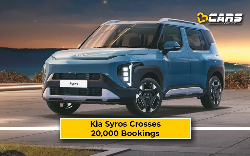 Kia Syros 2025 Crosses 20,000 Bookings