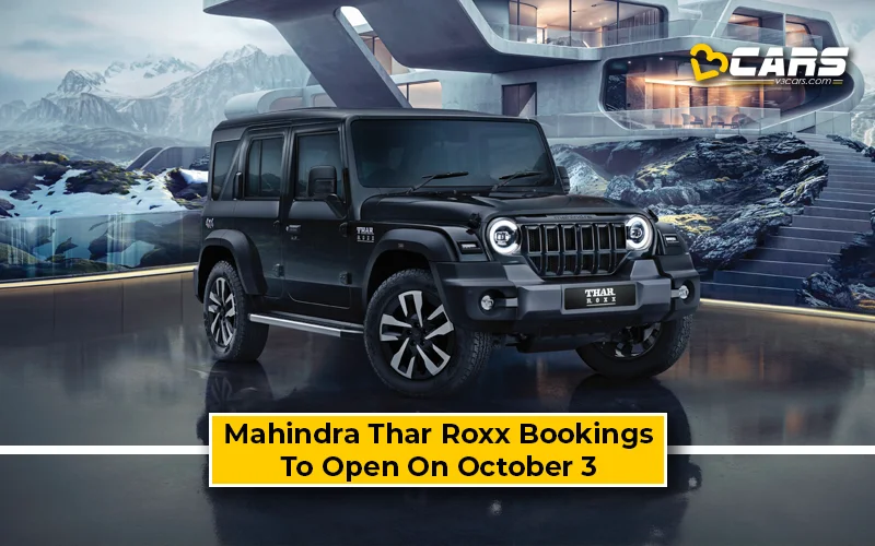 Mahindra Thar Roxx Bookings