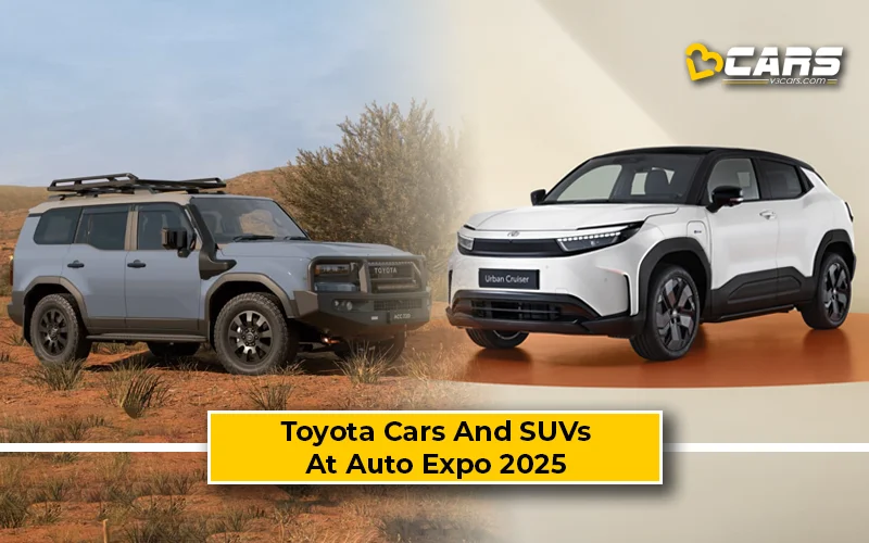 All New Toyota Cars And SUVs At Auto Expo 2025