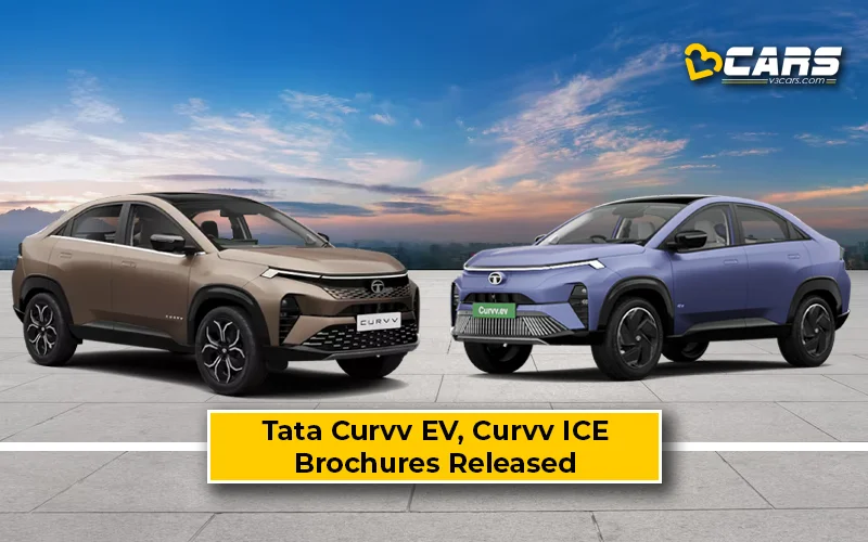 2024 Tata Curvv EV, Curvv ICE Brochures Released