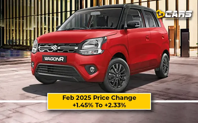 Maruti WagonR 2025 Price Change — Hiked By Up To 15k