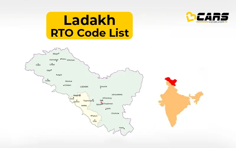 Ladakh RTO Codes List