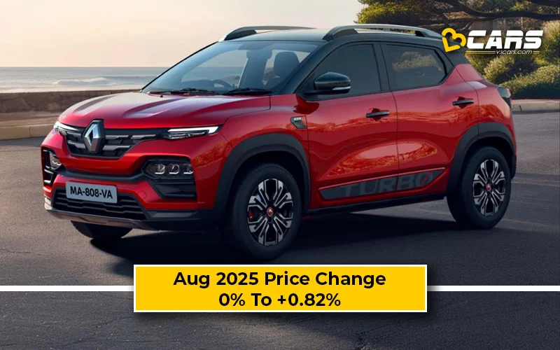 Renault Kiger 2025 Price Change — Hiked By Up To 5k In Aug 2025