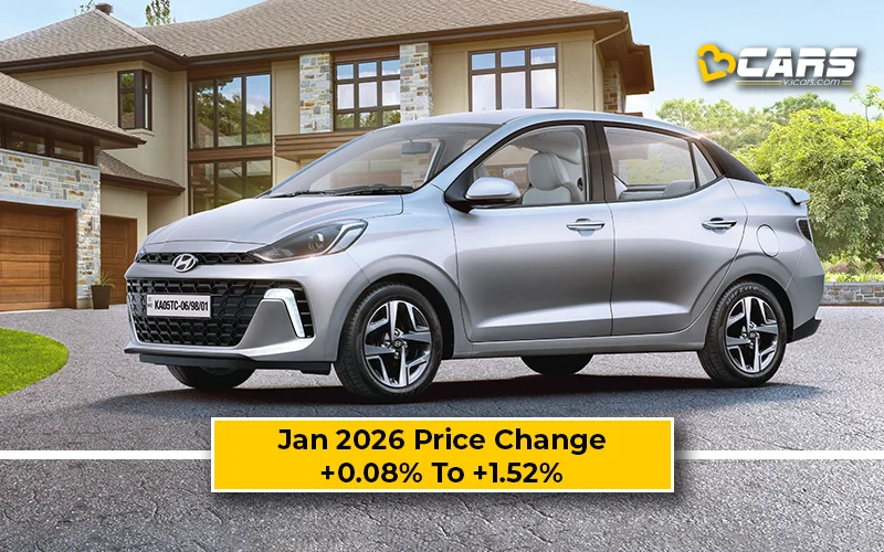Exclusive: Hyundai Aura 2026 Jan Price Change — Hiked Up To 12k